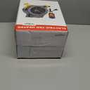 Greenhouse Heater with Digital Thermostat, 1500W Electric Outdoor Heater, Overheat Protection, Fast Heating, Waterproof for Grow Tent, Green House, Patio, Black