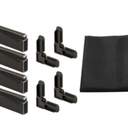 Screen Frame Kit, Alum, Bronze , Vinyl Spline, Sq-Cut Corners Fabric 48"×48"