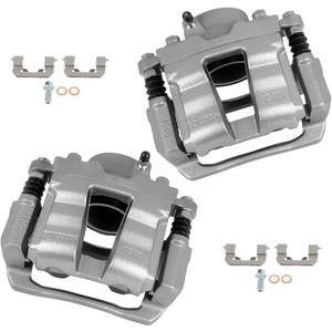 Cciyu Front Left & Right Disc Brake Calipers With Bracket 19B6461S 19B6460S