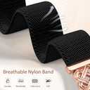 Minyee Magnetic Stretchy Band Compatible with Apple Watch Bands 38/40/41/42 Women Men, Celtic Knot Soft Elastic Nylon Fabric Strap for iWatch Series 11 10 