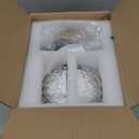 Vintage Glass Pendant Light Antique Brushed Gold Chandelier 4.72" Mini Adjustable Hanging Ceiling Light Fixture for Kitchen Island Farmhouse Dining Room Bedroom Foyer Entryway