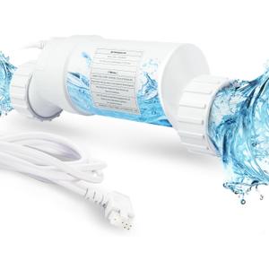 Fexhull Salt Water Pool Chlorinator System, Salt Cell up to 25000 Gallons Pool Fit for Hayward Cell-9, BLT9H, Provides Adequate Chlorine Gas and Correct Reading of Salt Levels