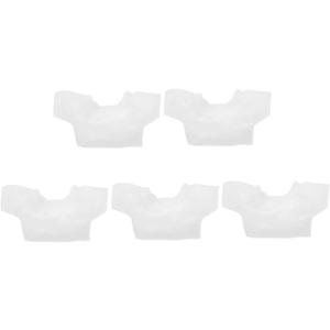 Angoily 5Pcs Plush Bear Clothes Set Soft Bear Shirts for Stuffed Animals Round Neck Design Easy to Dress for Imaginative Play and Holiday Use (10.50 X 5.50 X 1.00CM)