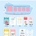 QuTZ Phonics Learning Toy for Preschool Kids – Talking Flash Cards with Sound Machine, Word Blending & Math Games – Educational Reading & Counting Activity Set 4-8