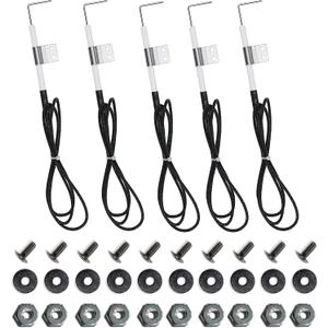 Hisencn Grill Ignitor Wire Kit Ignition Electrode Replacement Parts for Home Depot Nexgrill 4/5 Burner 720-0888 720-0888N, 720-0830H 720-0830D, 720-0896B, 720-0898 Gas Grill, with Screws