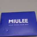 MIULEE Faux Linen Curtains 84 Inch Length 2 Panels Natural Semi Sheer Curtain with Back Tab Rod Pocket, Light Filtering Window Privacy Burlap Drapes for Living Room Bedroom 42W x 84L Linen