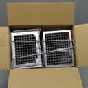 2-Pack Live Rat Traps Humane Chipmunk Mouse Vole Hamster Cage Traps (Silver)