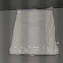 Zebaexf Women Summer Half Sleeve Backless Long White Dresses A Line Flowy Ruffled Vintage Elegant Maternity Dress (White)