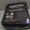 Relxitl Garden Hose, Flexible Water Hose, Ultra Lightweight Non-Expanding hose With 10 Functon Sprayer, Leak proof, Pressure Resistant for Yard, Outdoor (Black)