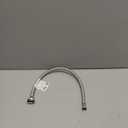 Eastman 20 inch Steel-Flex Braided Faucet Connector, 1/2 Inch FIP x 3/8 Inch Compression, Stainless Steel Faucet Supply Line, 48005N