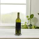 Hemoton Wall Mounted Wine Rack Single Bottle Holder Metal Wall Wine Shelf for Home Bar Kitchen Dining Room Storage and Display