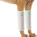 Dog Leg Brace One Pair Heals Hock Joint Wrap Sleeve for Front Legs(M, Grey)