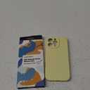 LOVE 3000 Designed for iPhone 16 Pro Max Case, Premium Silicone with [Soft Anti-Scratch Microfiber Lining] Shockproof Protective Phone Case for Men Women Girls 6.9", Creamy Yellow