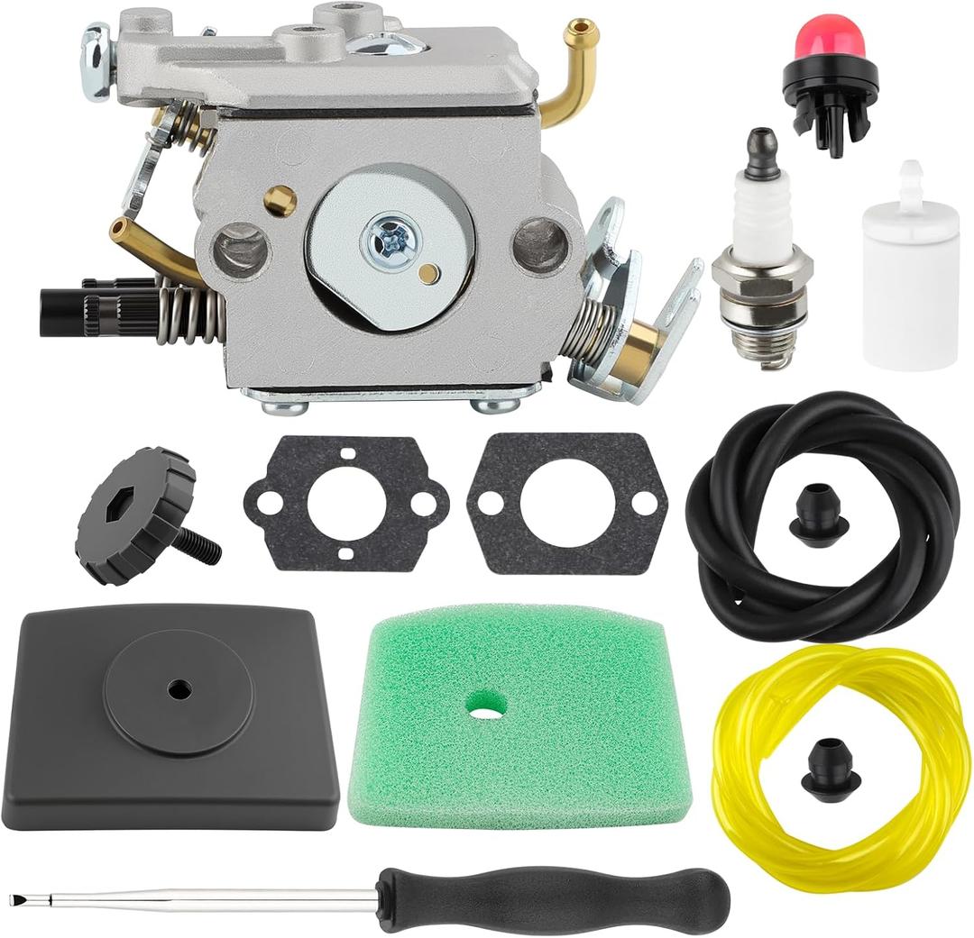 C1Q-EL24 Carburetor for Husqvarna 223L 123L 326LS 323L 322L 123C 223R 322C 322R 323C 325CX 325L 326RX 323P 325P Weed Eater Trimmer Parts 223L Air Filter Cover Kit