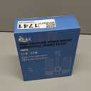 AQQA Aquarium Electric Power Sponge Filter,3W/5W Silence Submersible Foam Filter, Sponges Bio Ceramic Media Balls Double Filter for Saltwater Freshwater Fish Tank (S)