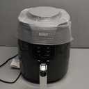 Ninja Air Fryer | 4 QT Capacity | 4-in-1 Roast, Crisp, Roast, Reheats, & Dehydrates | Dishwasher Safe Parts | 105F-400F | Includes 20 Easy & Healthy Recipes | 1550 watt | Grey | AF101