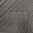 LASFIT Backrest Mat & Cargo Mat for Volkswagen VW Atlas 2018-2026, 2nd Row Bench seat, All Weather TPE Custom Fit Trunk Liners for VW Atlas Accessories Seatback Mats, Black, Easy to Clean