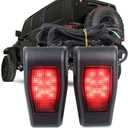 LED 3rd Brake Lights Tailgate Rear Lamp for Jeep Wrangler JK JKU 07-17 2 pcs (Red)