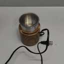 COOL KNIGHT Electric Pill Crusher, 150W Pill Grinder Suitable for Grinding and Crushing Various PillsSmall or Large Medicines and Vitamin Tablets to Fine Powder (Wood Grain)