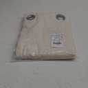 NICETOWN Natural Linen Curtains 84 inch Long 2 Panels Set, Grommet Top Thick Linen Burlap Semi Sheer Vertical Drapes Privacy Assured with Light Filtering for Bedroom/Living Room, W55 x L84