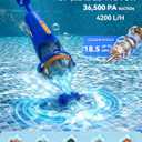 Cordless Pool Vacuum for Inground Pools, Wireless Remote Control