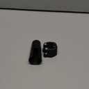 OriGlam Woodwinds Soprano Saxophone Mouthpiece Cap, Leather Ligature Fastener with Plastic Mouthpiece Cap for Sax Saxophone (Soprano)