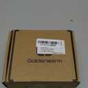 goldenwarm 10 Pack Cabinet Handles Matte Black Cabinet Pulls 3 Inch Hole Center Drawer Pulls Modern Bar Dresser Handles for Bathroom Kitchen Bedroom, Zinc Alloy