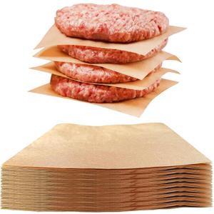 Hamburger Patty Paper Squares - Burger Paper 500 Pieces, 5.5X5.5 In Baking Paper For Burger Press, Ideal For Smash Burgers, Burger Pattie Press Paper