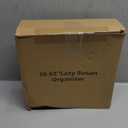 LAMU 4 Pack 10.6in Lazy Susan Organizer, Clear Lazy Susan Turntable for Cabinet, Refrigerator, Table Top, Kitchen, Bathroom, Pantry Organizers and Storage