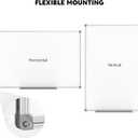Lockways White Board Dry Erase Board 48 x 36 Inch, Magnetic Whiteboard 4 x 3, Silver Aluminium Frame, Set Including 1 Detachable Aluminum Marker Tray, 3 Dry Erase Markers, 8 Magnets