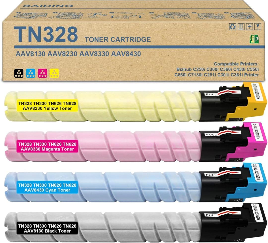 TN 328 High Capacity Compatible with Konica Minolta TN-328 TN328 Toner