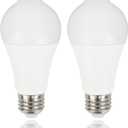 CICINY Motion Sensor Light Bulbs - 12W(100-Watt Equivalent), Outdoor/Indoor Motion Light Bulb Led A19 E26 5000K Daylight 1100LM, Dusk to Dawn Security Bulbs for Porch Hallway Basement Garage 2 Pack
