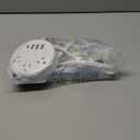 Flat Plug Power Strip with USB Ports, NTONPOWER Nightstand Desktop Charging Station with 5ft Short Extension Cord, Wall Mount, Small Size for Dorm Room Nightstand Office, Travel, White