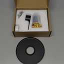 Shower Valve Handle Bathroom Shower Mixer Valve Kit, Wall Mount Rough-in Tub Shower Control Valves Round 1 Way Single Function, Female Thread, Matte Black