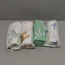 Momcozy Muslin Best Wishes Swaddle Blankets, Ultra Soft Neutral Registry Essentials, Jungle Trails & Wild Pals, Breathable Large 47'' x 47'' Newborn Boys Girls Receiving Blanket (Bravery)