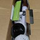 TUYU Electric Spin Scrubber, Full-Body IPX7 Waterproof Bathroom Scrubber with Power LCD Display, Adjustable Extension Handle, Cordless Shower Cleaner Brush for Bathtub Kitchen Wall Cleaning (Black)