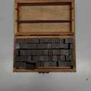 Estone 70pcs/set Wooden Box multipurpose Number Alphabet Letter Wood Rubber Stamp New