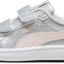 Puma Unisex-Child Smash Hook and Loop, Glacial Gray-frosty Pink, 9C