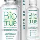 Biotrue Hydration Plus Contact Lens Solution, Multi-Purpose for Soft Lenses, Hydrates with Hyaluronan, Cleans, Clears, and Disinfects for All-Day Comfort, 4 Fl Oz (Pack of 1)