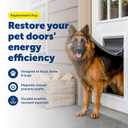 PetSafe Original Replacement Flap - Doggie Door Vinyl Replacement Flap for Sliding Glass Pet Door - Durable & Made with Non-Toxic Materials - 24 7/8" H x 13 1/8" W - Extra Large