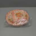 100 Pcs ThanksGiving Oval Paper Plates and Napkins Set, 10" x 12" Large Disposable Pumpkin Plates for ThanksGiving Party Supplies