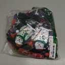 Colorful House Unisex's Ugly Christmas Jumper Sweater Printed Pullover,3D Funny Digital Print Sweatshirt Suit for Men Woman (Black)