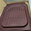 Motor Trend FlexTough Floor Mats for Cars, Burgundy Deep Dish All-Weather Car Mats, Waterproof Trim-To Fit Automotive Cars Trucks SUV, Universal Liner Accessories