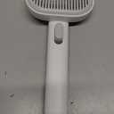 Aumuca Cat Brush for Shedding, Cat Brushes for Indoor Cats, Cat Brush for Long or Short Haired Cats, Cat Grooming Brush Cat Comb for Kitten Rabbit Massage Removes Loose Fur (White)