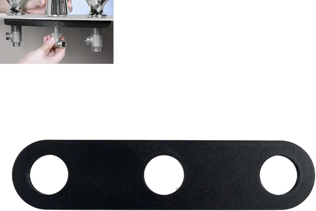 1PC Faucet Stabilization Plate Compatible with Delta RP37490 Victorian Sink - 3 Hole Under Sink Faucet Bracket