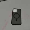 SUPFINE Magnetic for iPhone 13 Pro Max Case (Compatible with MagSafe) (Military Grade Drop Protection) Translucent Matte Shockproof Phone Cover,Black