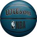 WILSON NBA Forge Indoor/Outdoor Basketball - Teal, Size 6-28.5"