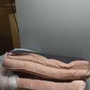 EHEYCIGA Orthopedic Dog Beds for Extra Large Dogs, Waterproof Memory Foam XL Pet Bed with Sides, Non-Slip Bottom and Egg-Crate Foam Big Dog Couch Bed with Washable Removable Cover, Dusty Pink (44.0"L x 32.0"W x 6.5"Th)