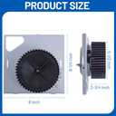S97015162 Motor Assembly Fit for Broan 678-G 2678F-A,683-C,683L-A,676-d/2676f-a,679FL-C/FL2679F-A,684NT-A,770RLTK, Bathroom Exhaust Fan Motor Replacement,Bathroom Fan 8" x 8-1/4",110 CFM,4 Sones