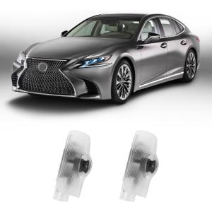2Pcs Never Fade Car Door Lights Logo Projector Compatible with LS/ES/is/LX/RX/GS/GX/RC/UX Car Accessories, 3D Ghost Shadow Puddle Light